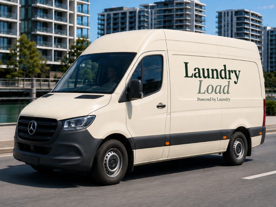 Laundry Load delivery van in Sydney